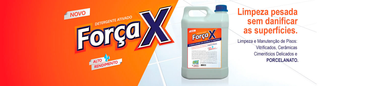Força X Limpeza pesada sem danificar as superfícies